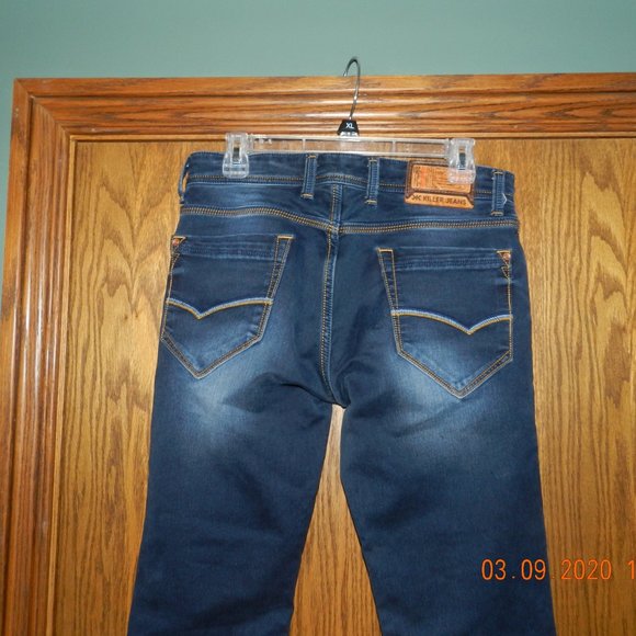Killer Jeans Straight Leg Blue Jeans - Picture 3 of 9
